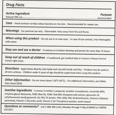 Hand Science back label.jpg image description - Hand Science back label